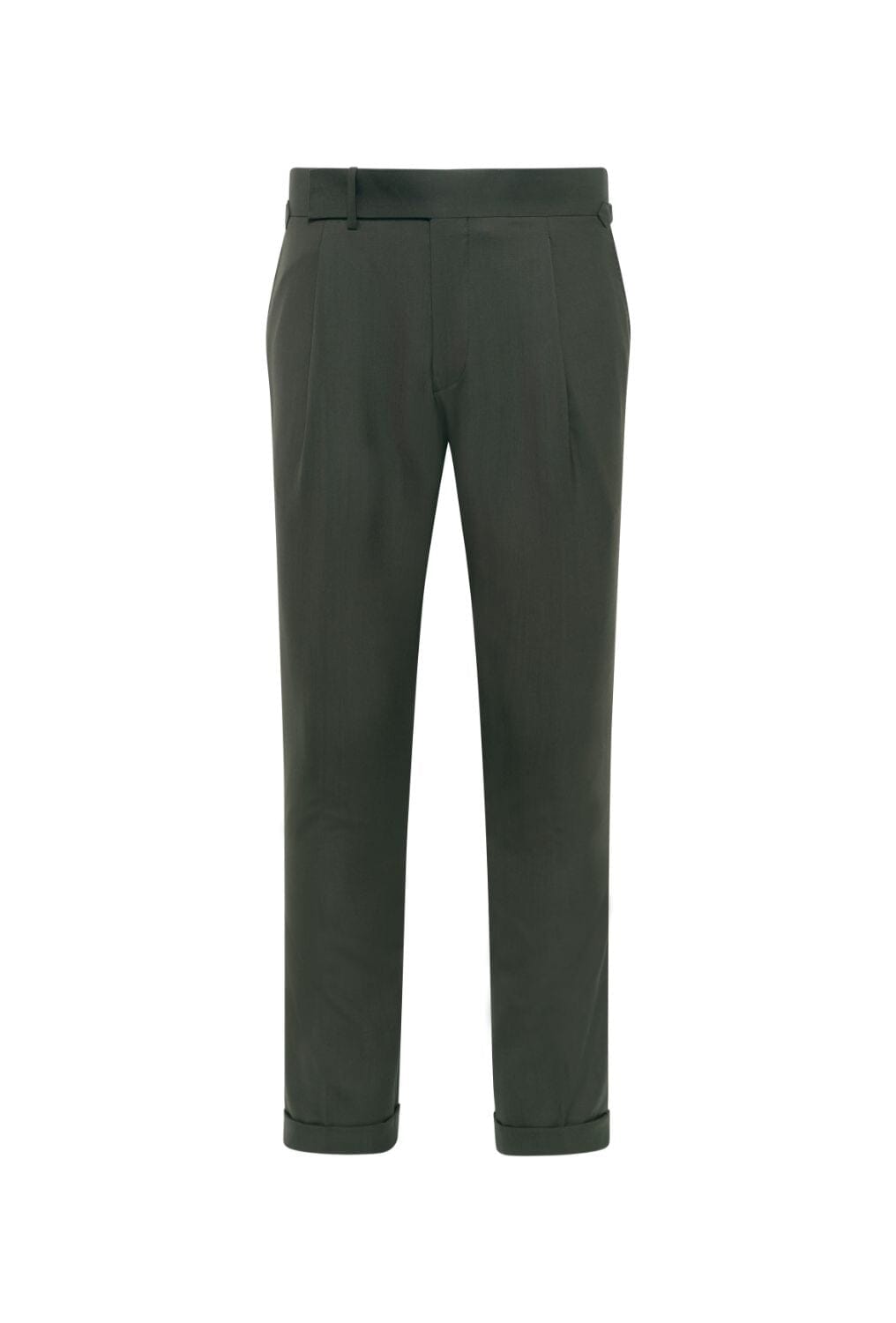 Austin Milan Suit - Olive Wool