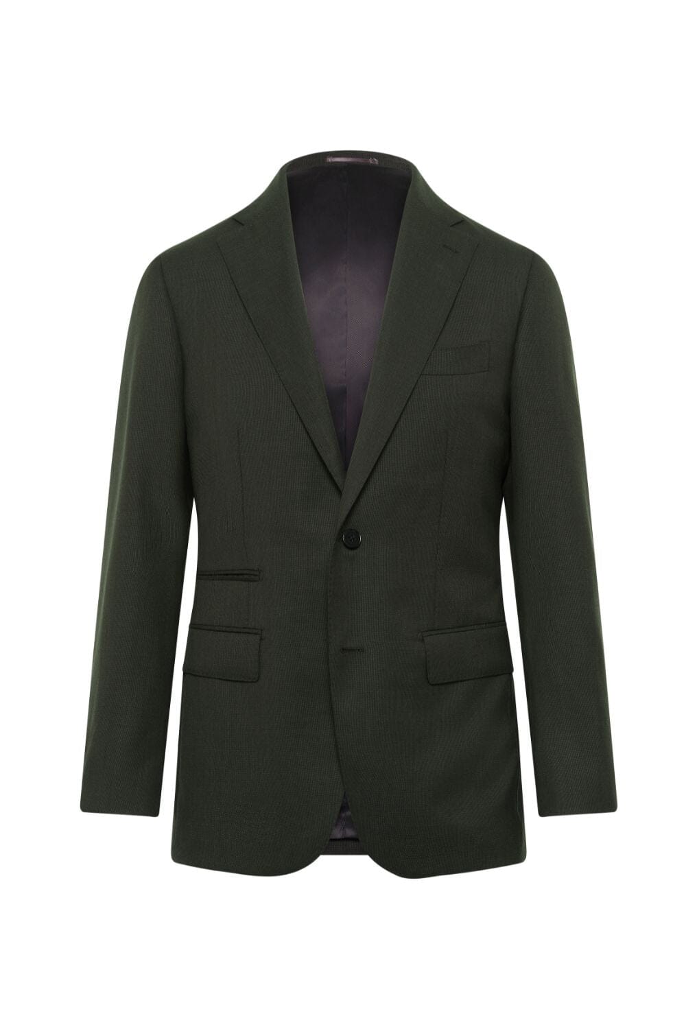 Greyson Suit - Dark Olive Texture Wool