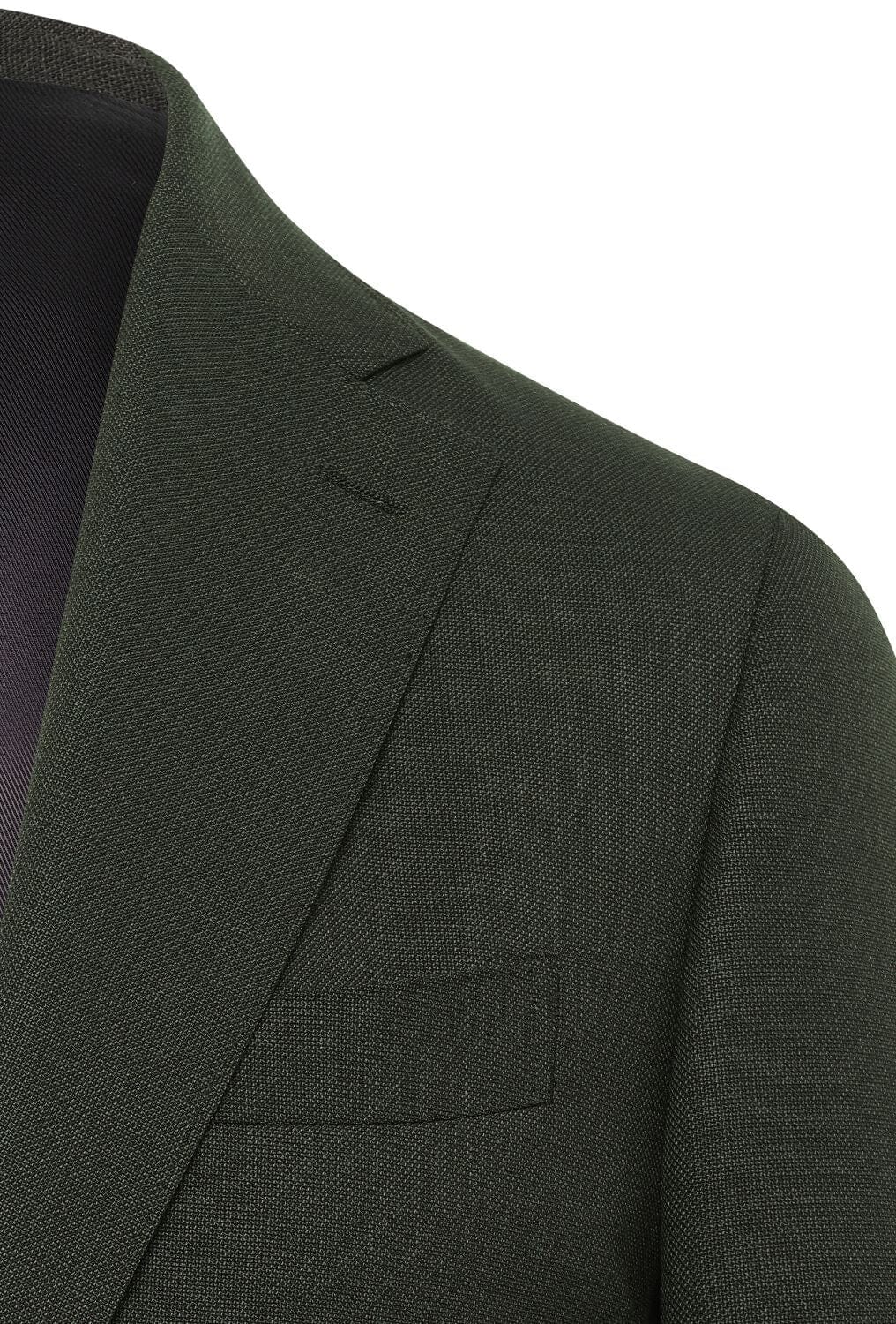 Greyson Suit - Dark Olive Texture Wool