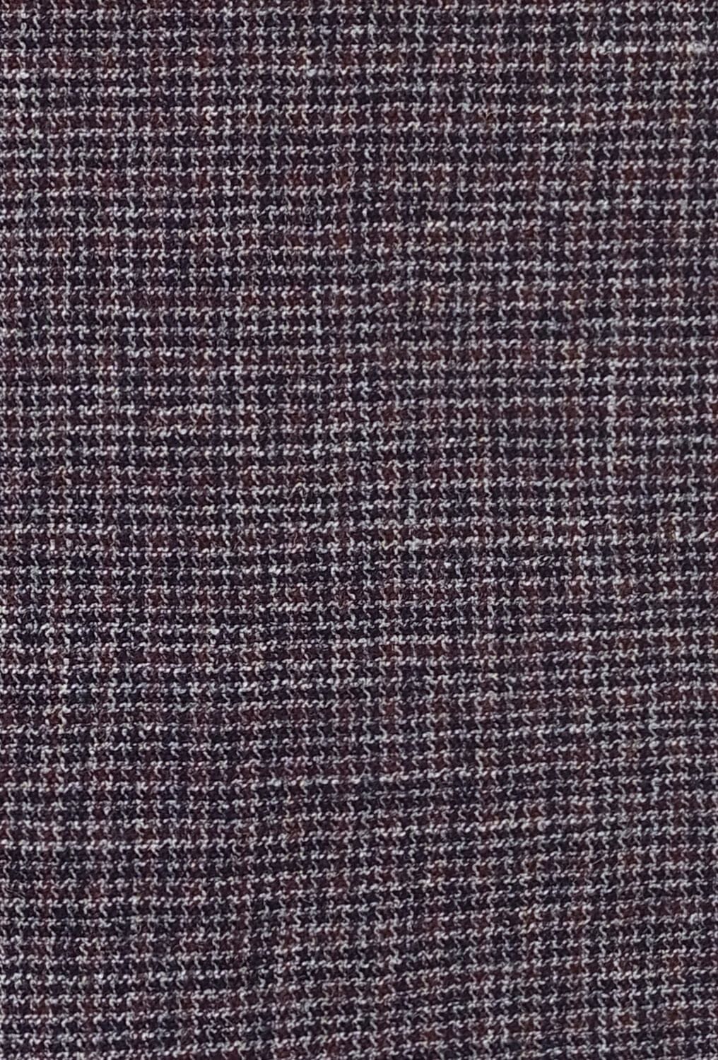Greyson Suit - Navy, Burgundy and Grey Mini Houndstooth