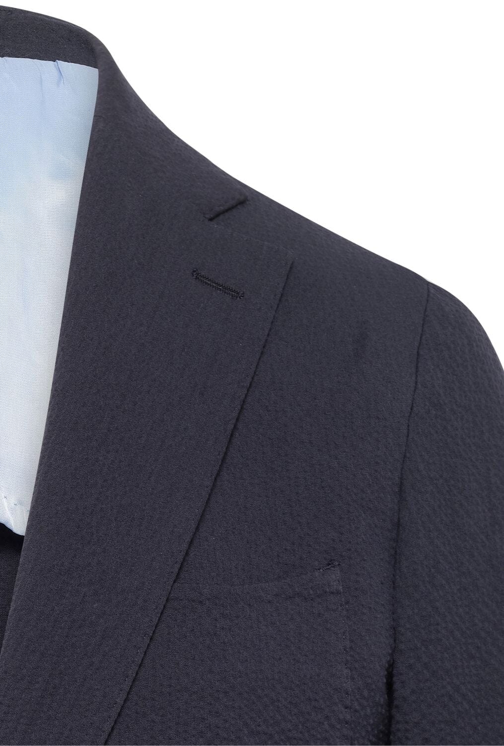 Julius Sports Suit - Navy Seersucker