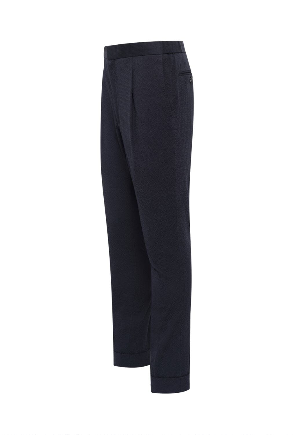 Julius Sports Suit - Navy Seersucker