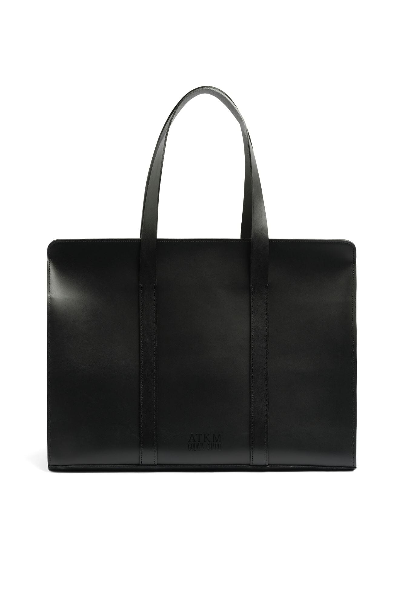 The 'Weekender' - Black Italian Leather