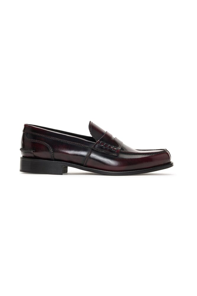 Loafer - Burgundy High Shine Italian Leather (301)