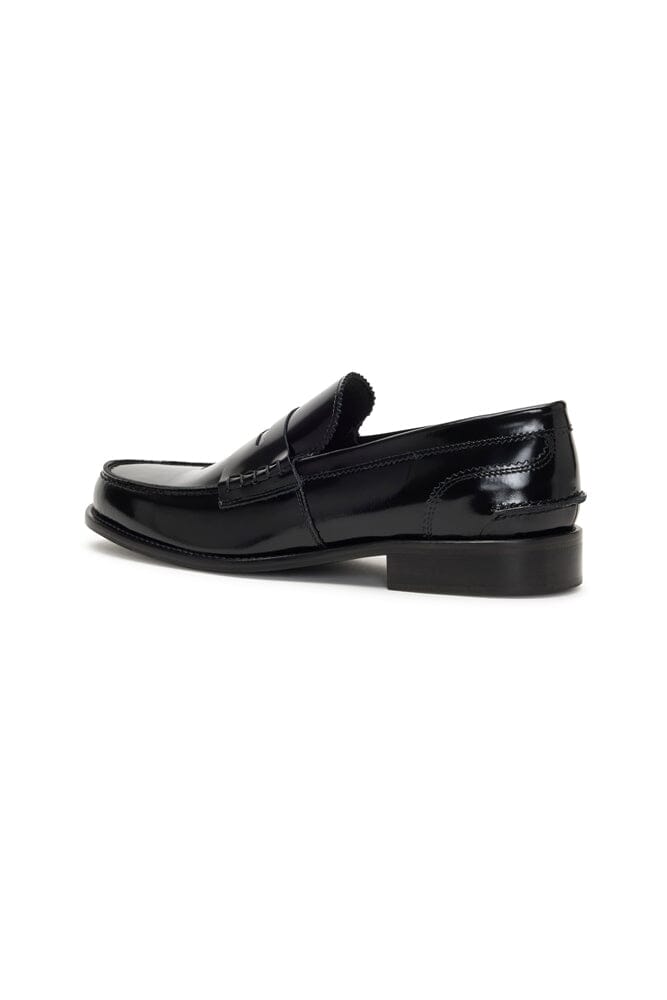 Loafer - Black High Shine Italian Leather (301)