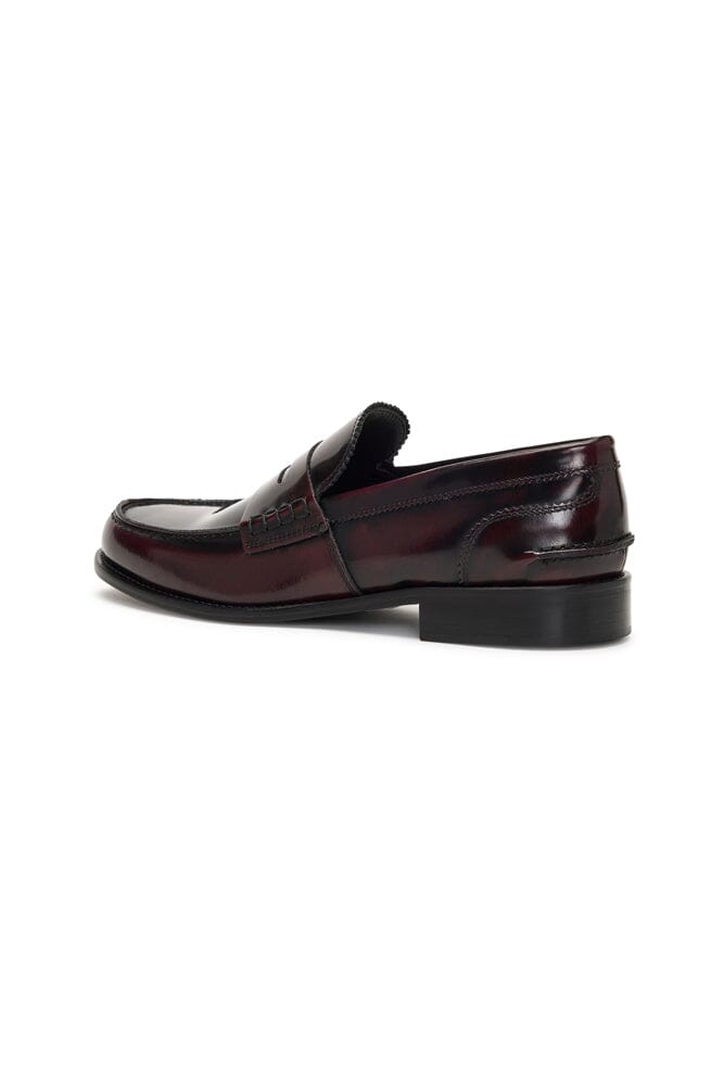 Loafer - Burgundy High Shine Italian Leather (301)