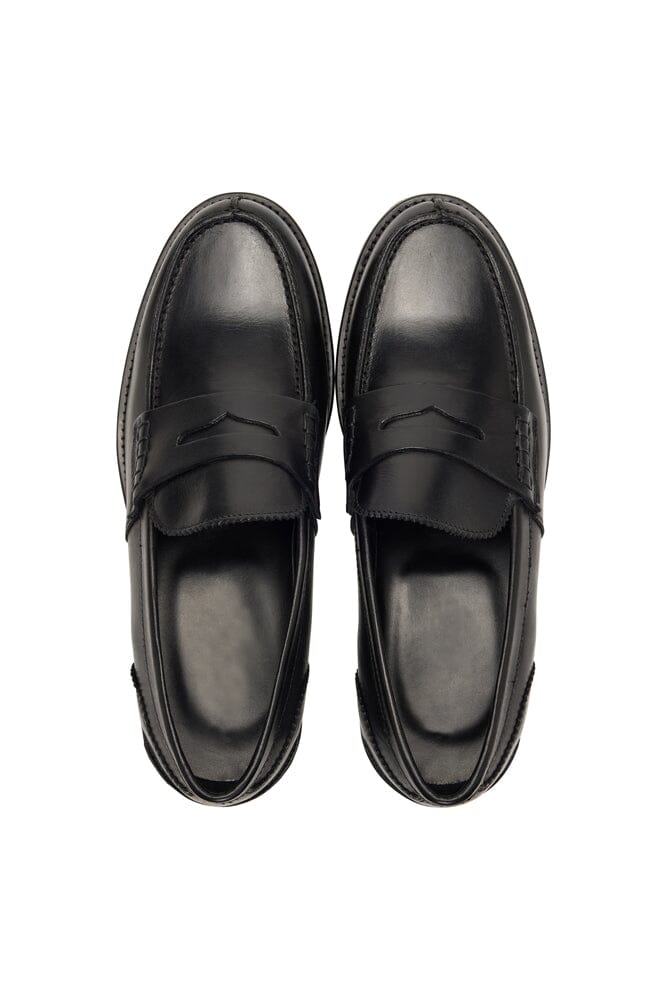 Loafer - Black Italian Leather (301)