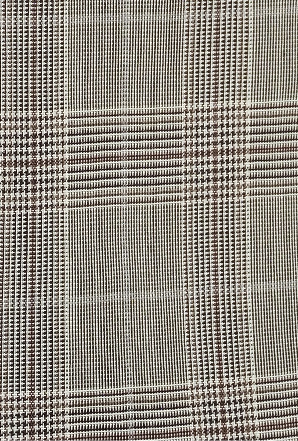 Jonah Suit - Prince of Wales Grey Check + Brown Window