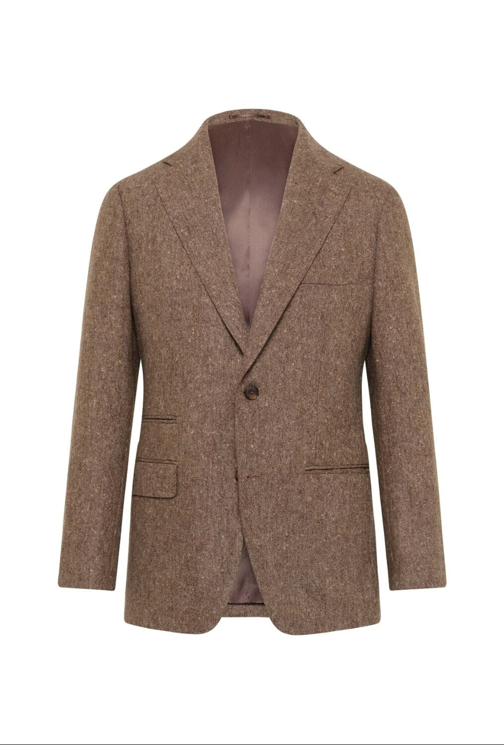 Greyson 2 Piece Suit - Brown and Camel Tweed