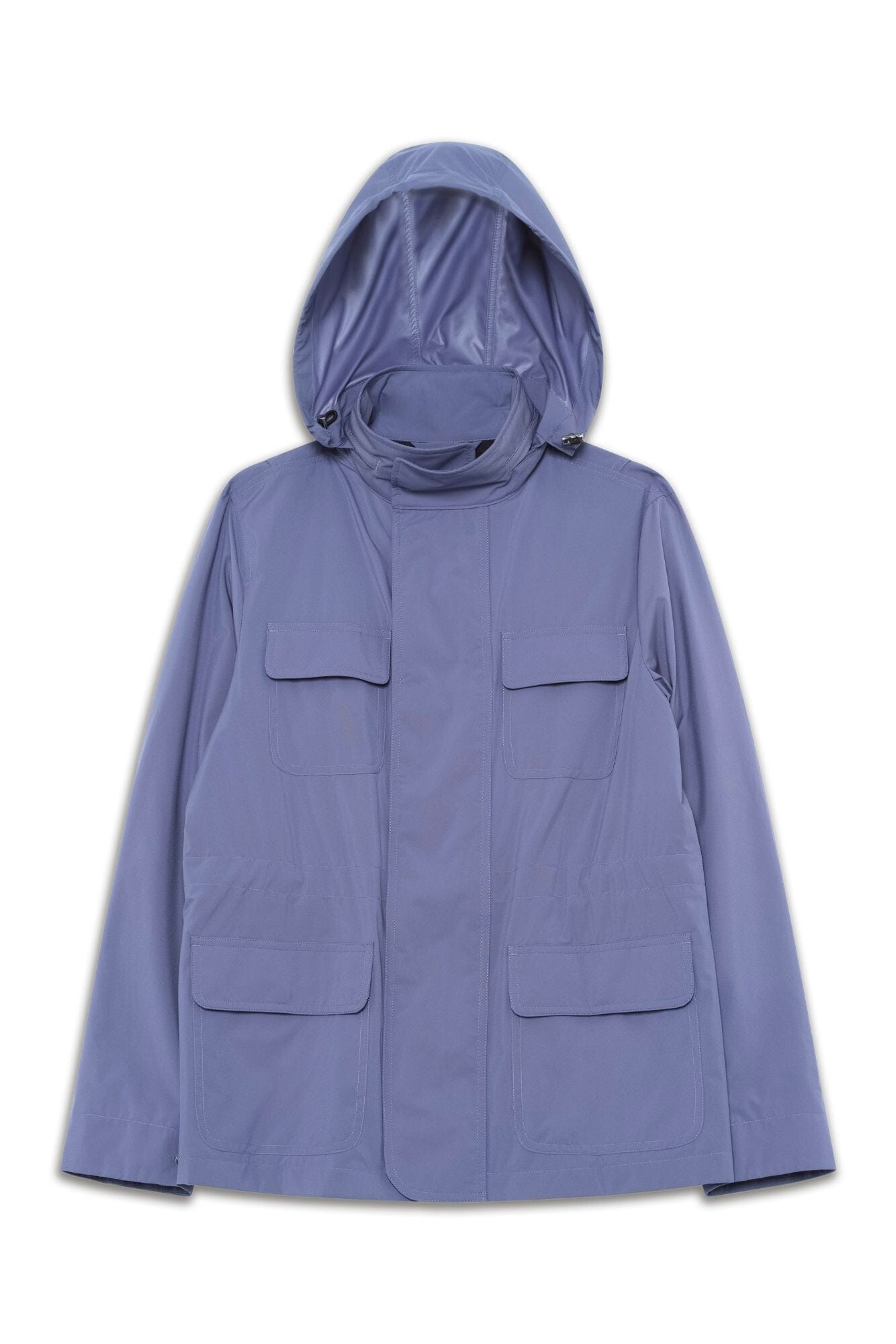 Hooded Field Jacket - Sky Blue Tech