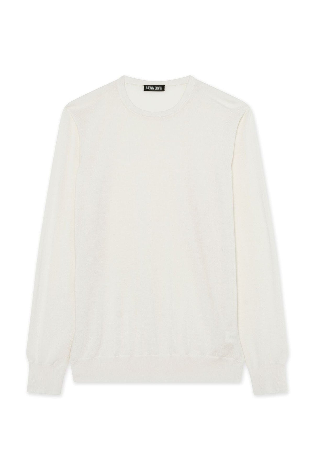 Crew Neck Merino Wool - Off White