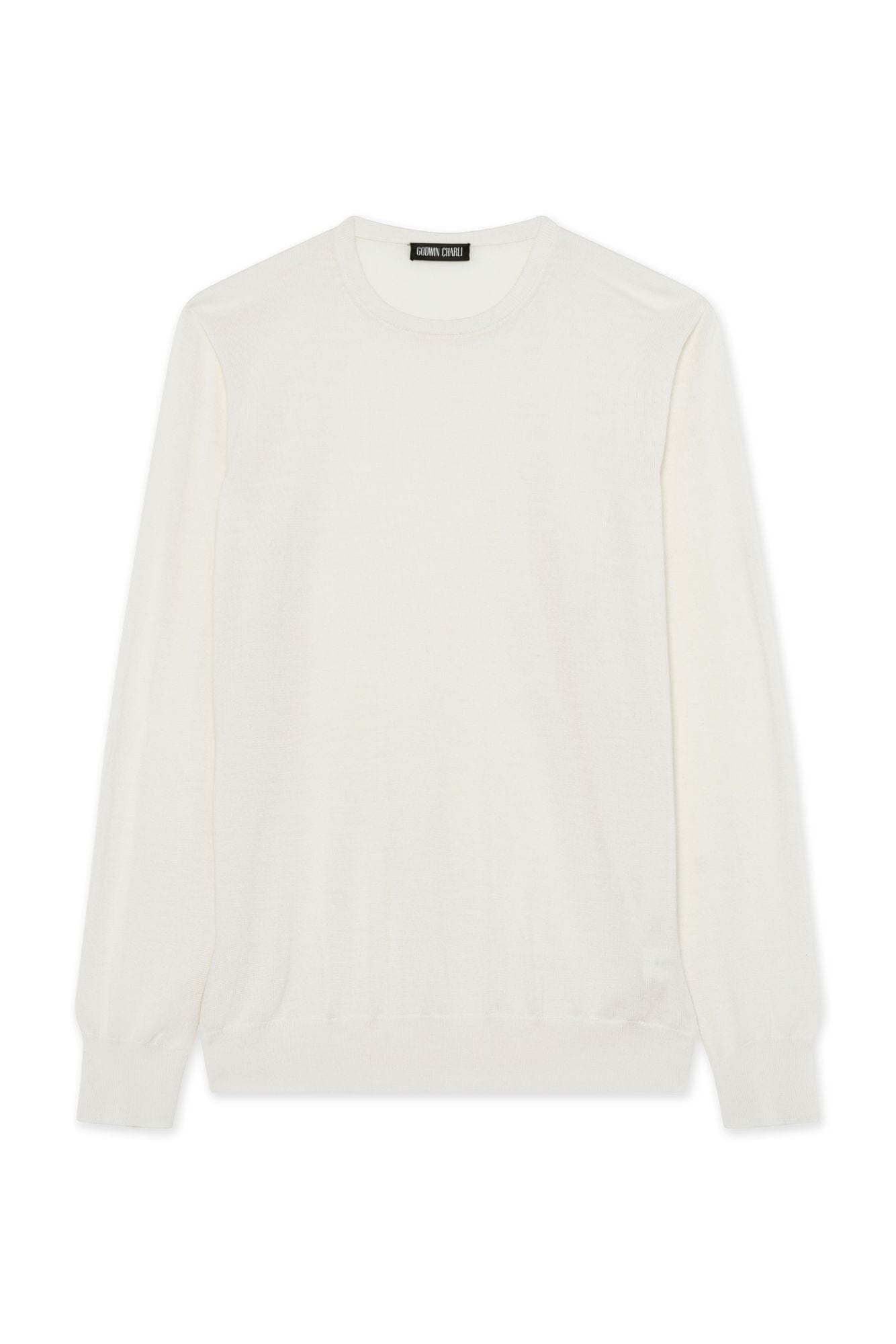 Crew Neck Merino Wool - Off White