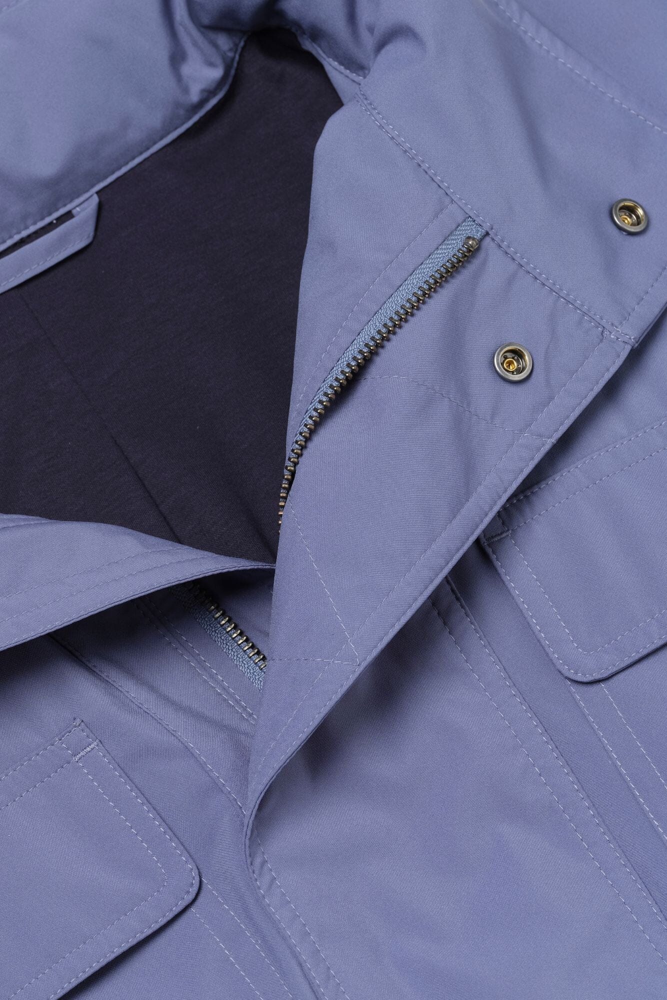 Hooded Field Jacket - Sky Blue Tech