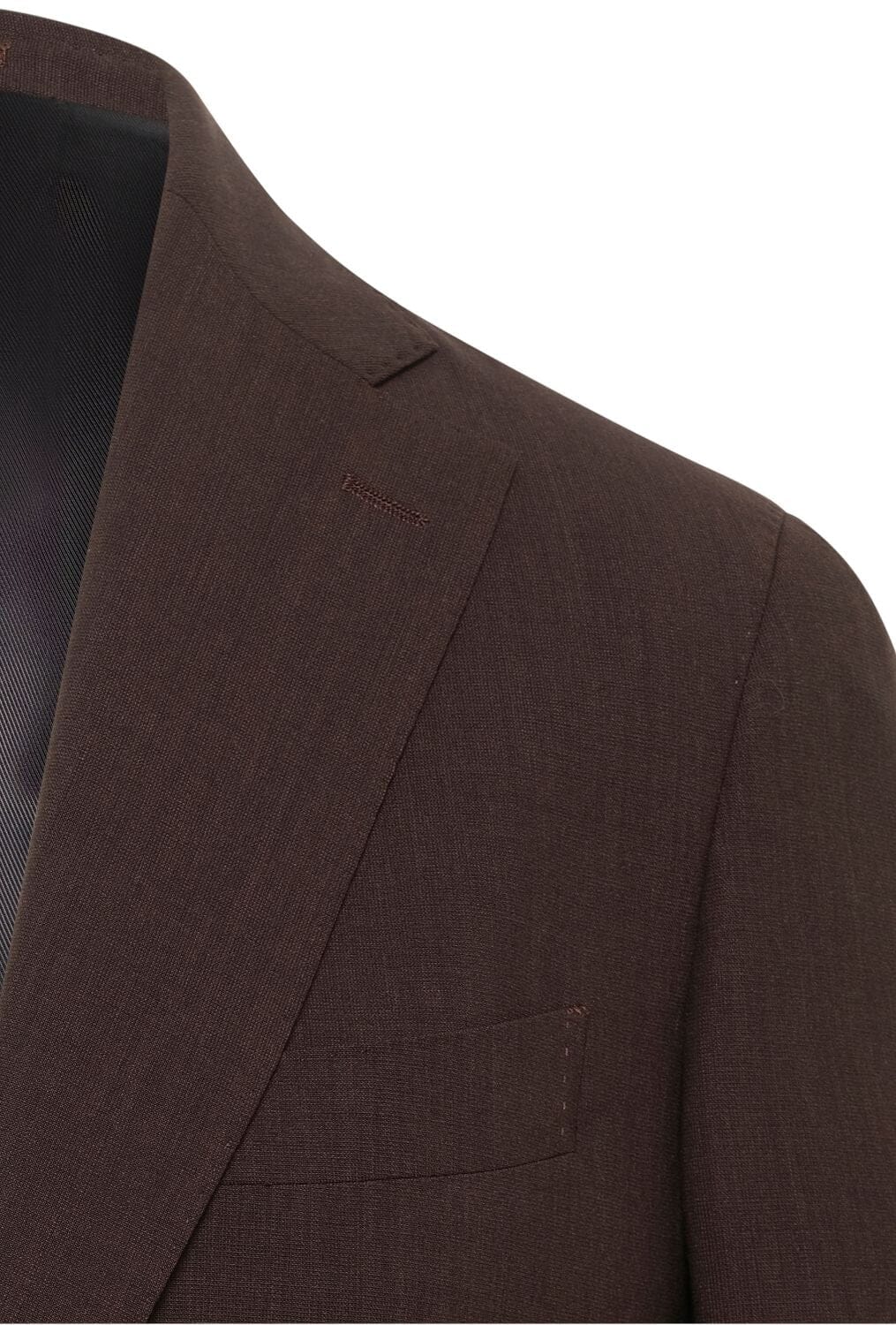 Greyson Milan Suit - Chocolate Brown Wool