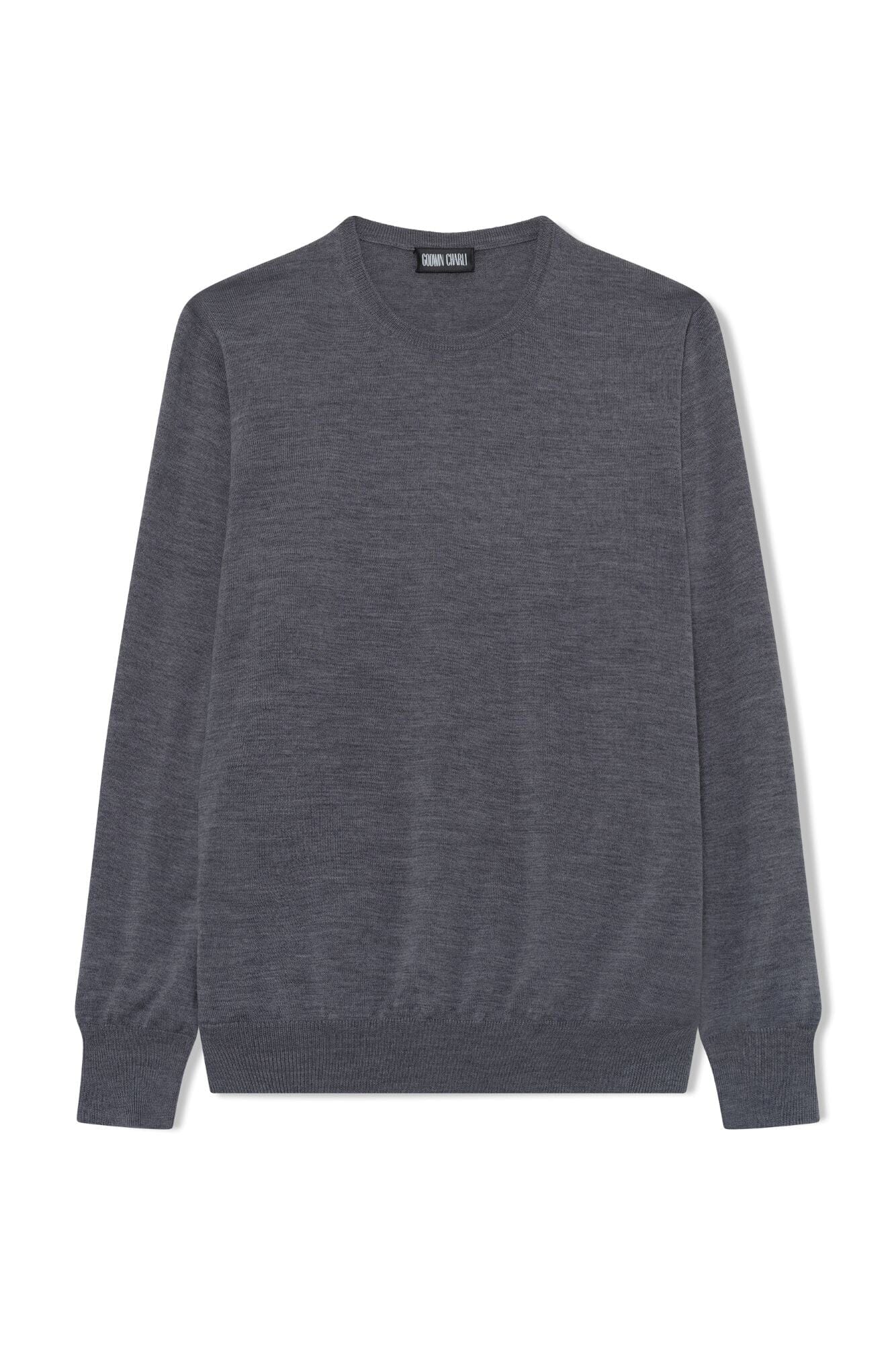 Crew Neck Merino Wool - Grey