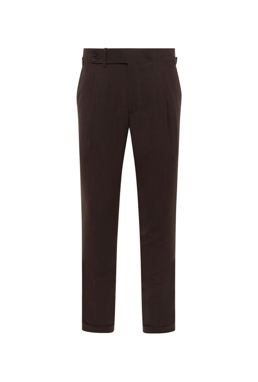 Greyson Milan Suit - Chocolate Brown Wool