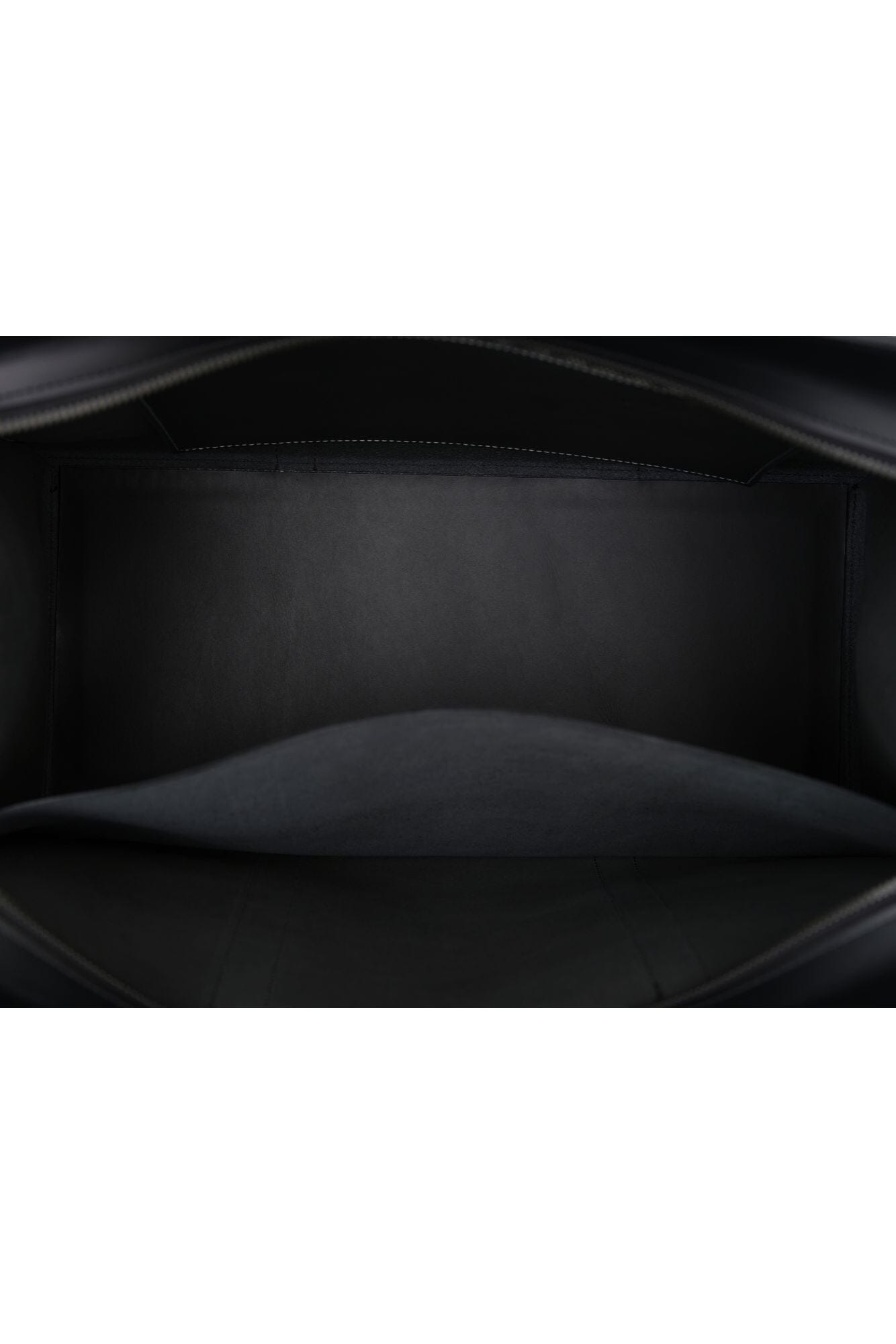 The 'Weekender' - Black Italian Leather