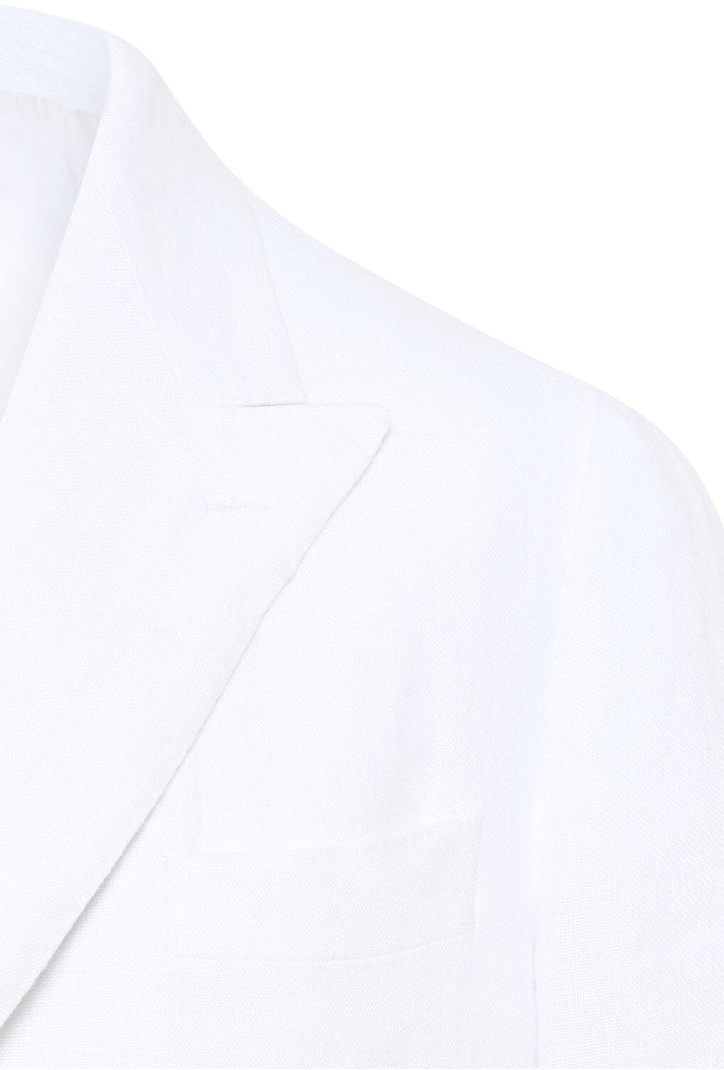 Alec DB Suit - White Linen