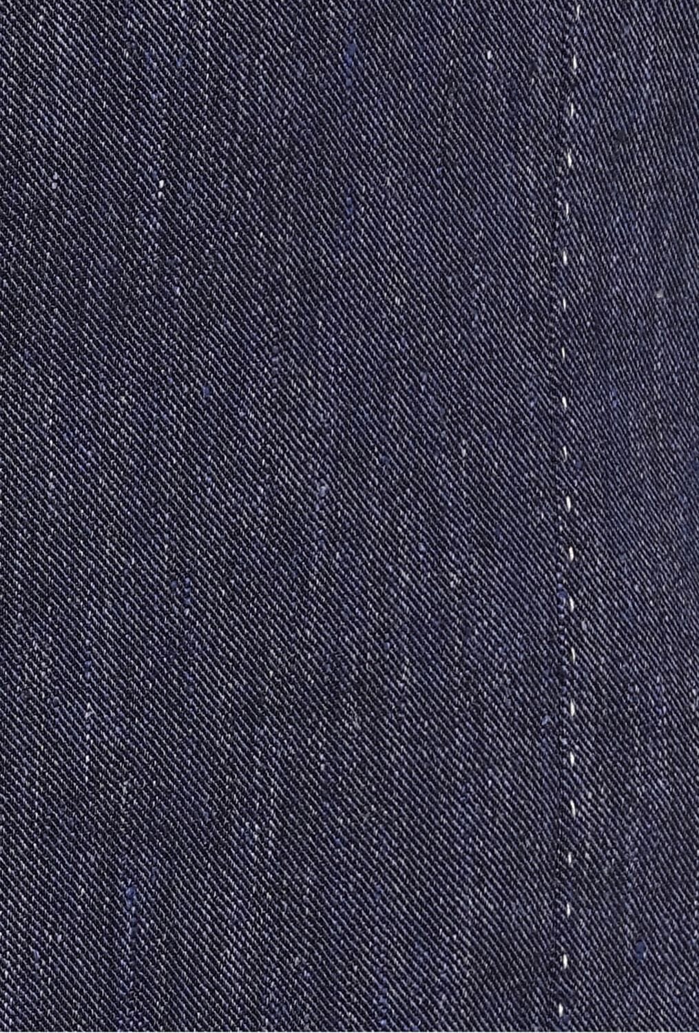 Julius Suit - Dark Denim Blue Linen Cotton