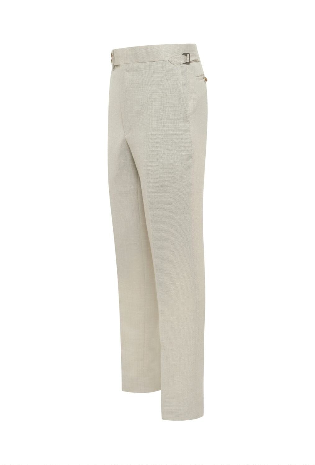 Greyson Suit - Sand Hopsack Wool Linen