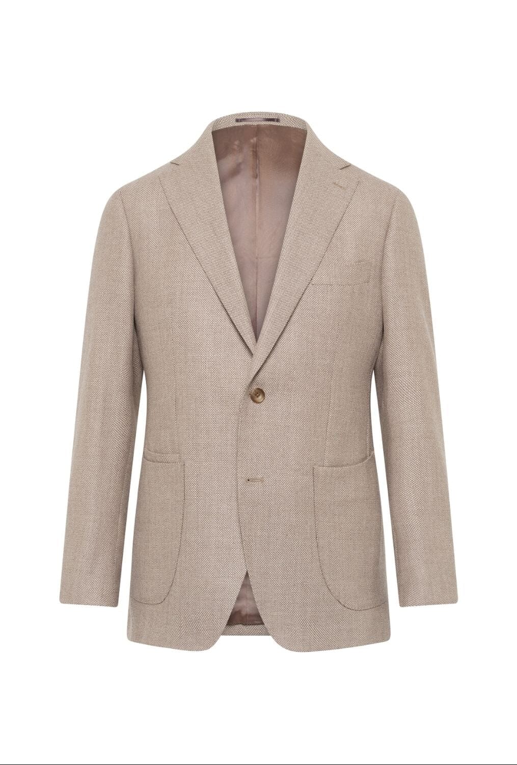 Liam / Como Suit - Lt Brown & Beige Birdseye