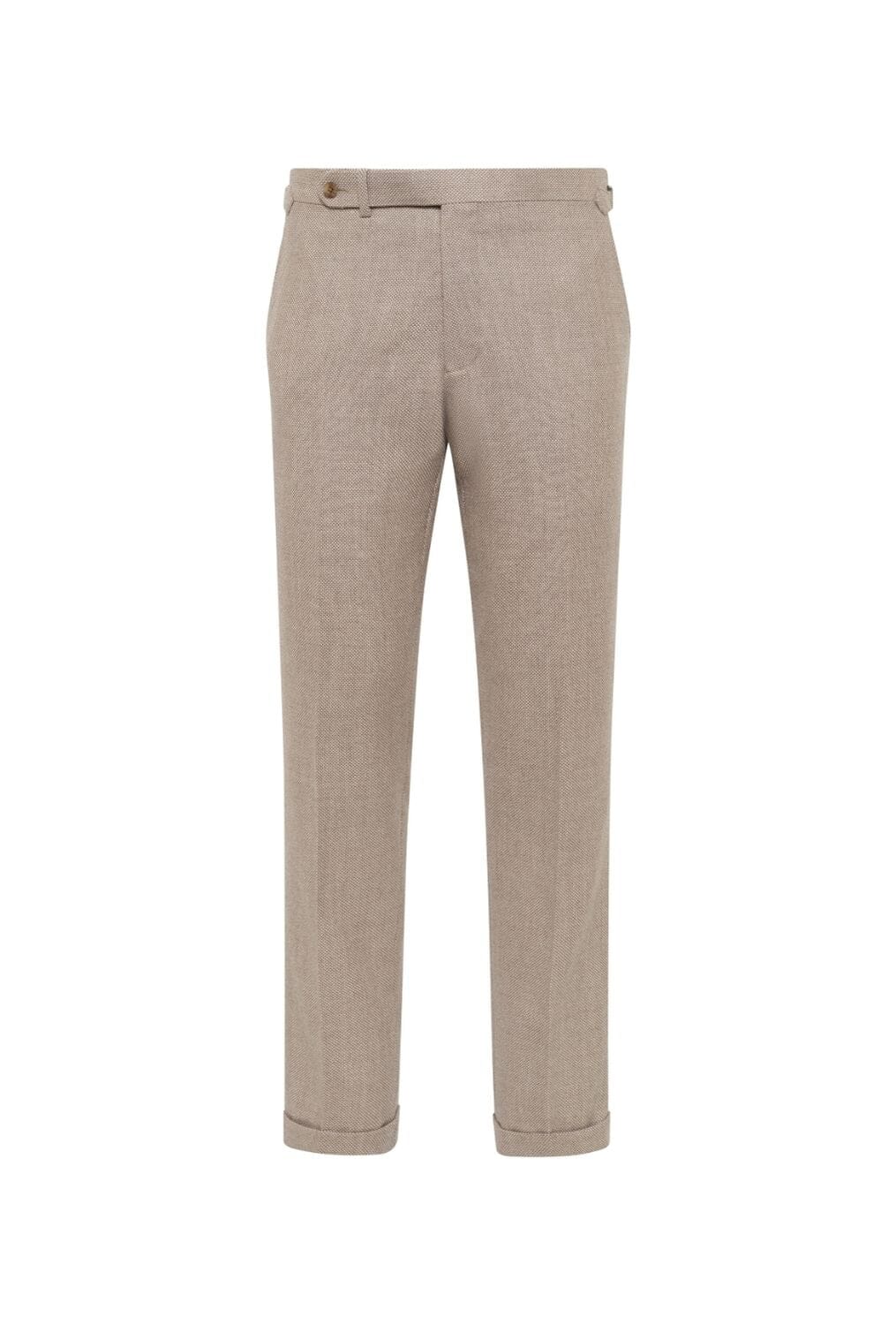 Liam / Como Suit - Lt Brown & Beige Birdseye