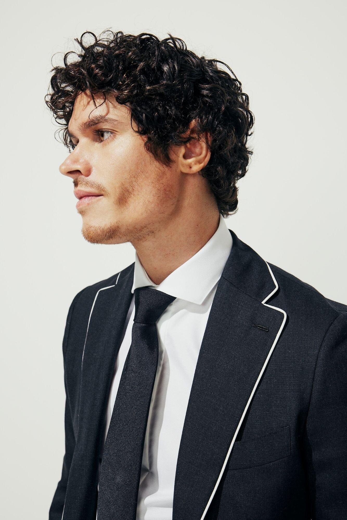 Aiden Sports Jacket - Dark Charcoal Tropical Wool