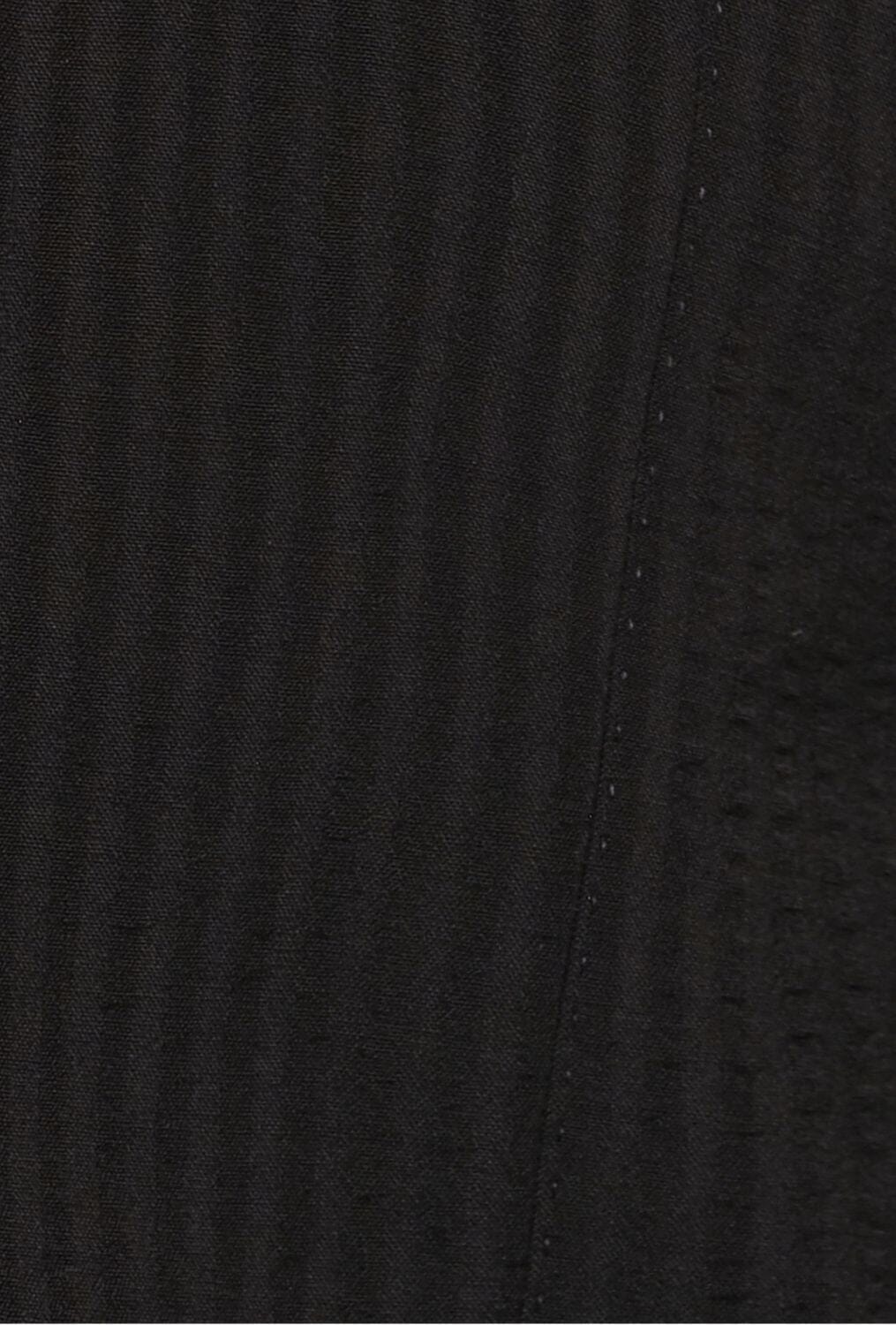 The Liam Suit - Black Shadow Stripe Seersucker Wool