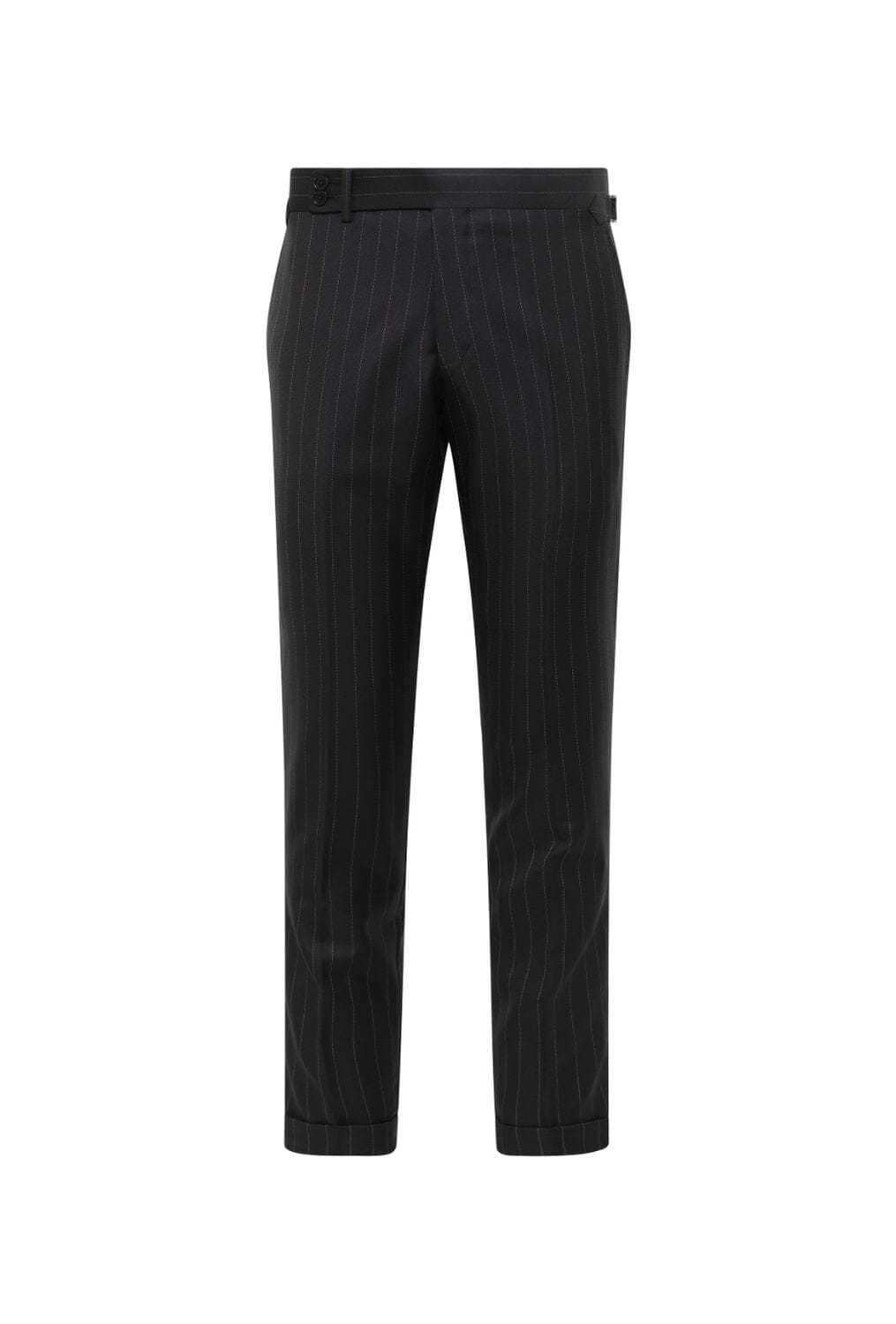 Knightsbridge DB Suit - Black with Pin Stripe