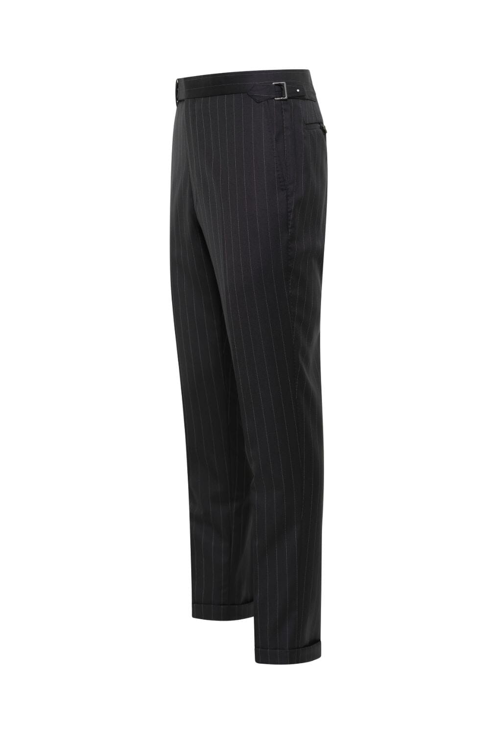 Knightsbridge DB Suit - Black with Pin Stripe