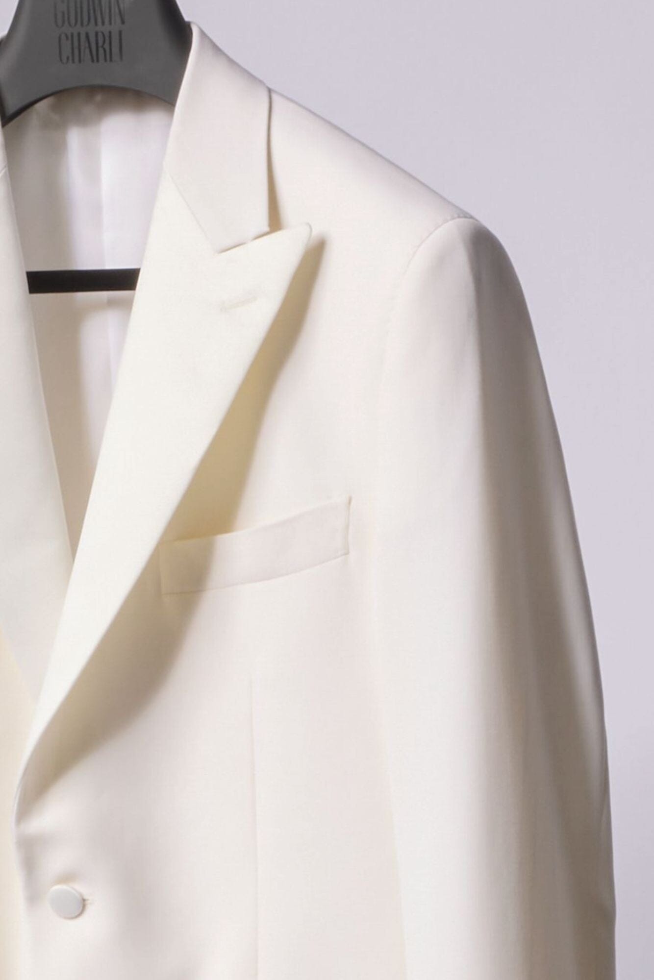Samuel 9 Tuxedo Jacket - Off White Barathea