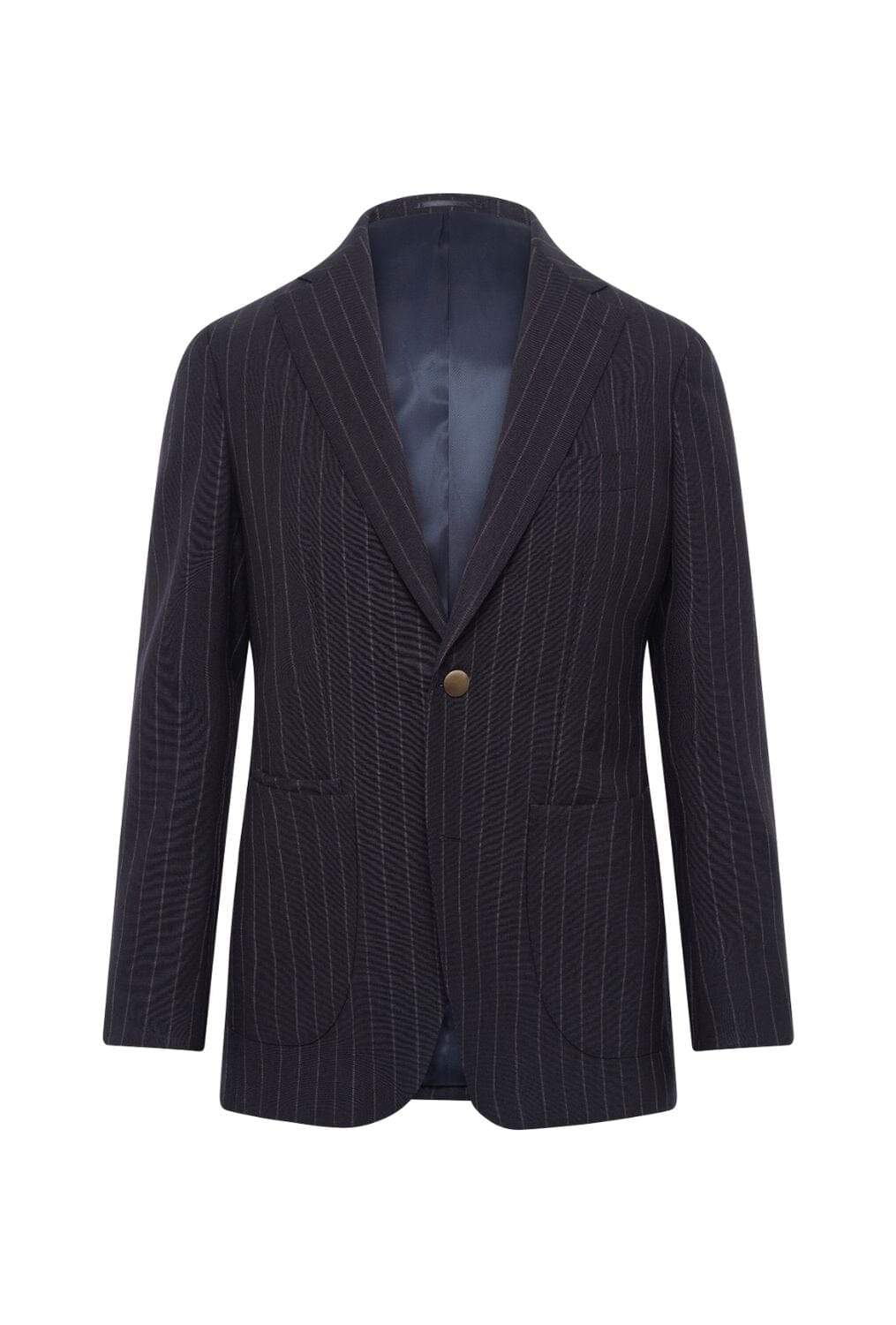 The Liam Suit - Navy Chalk Stripe Tropical Wool