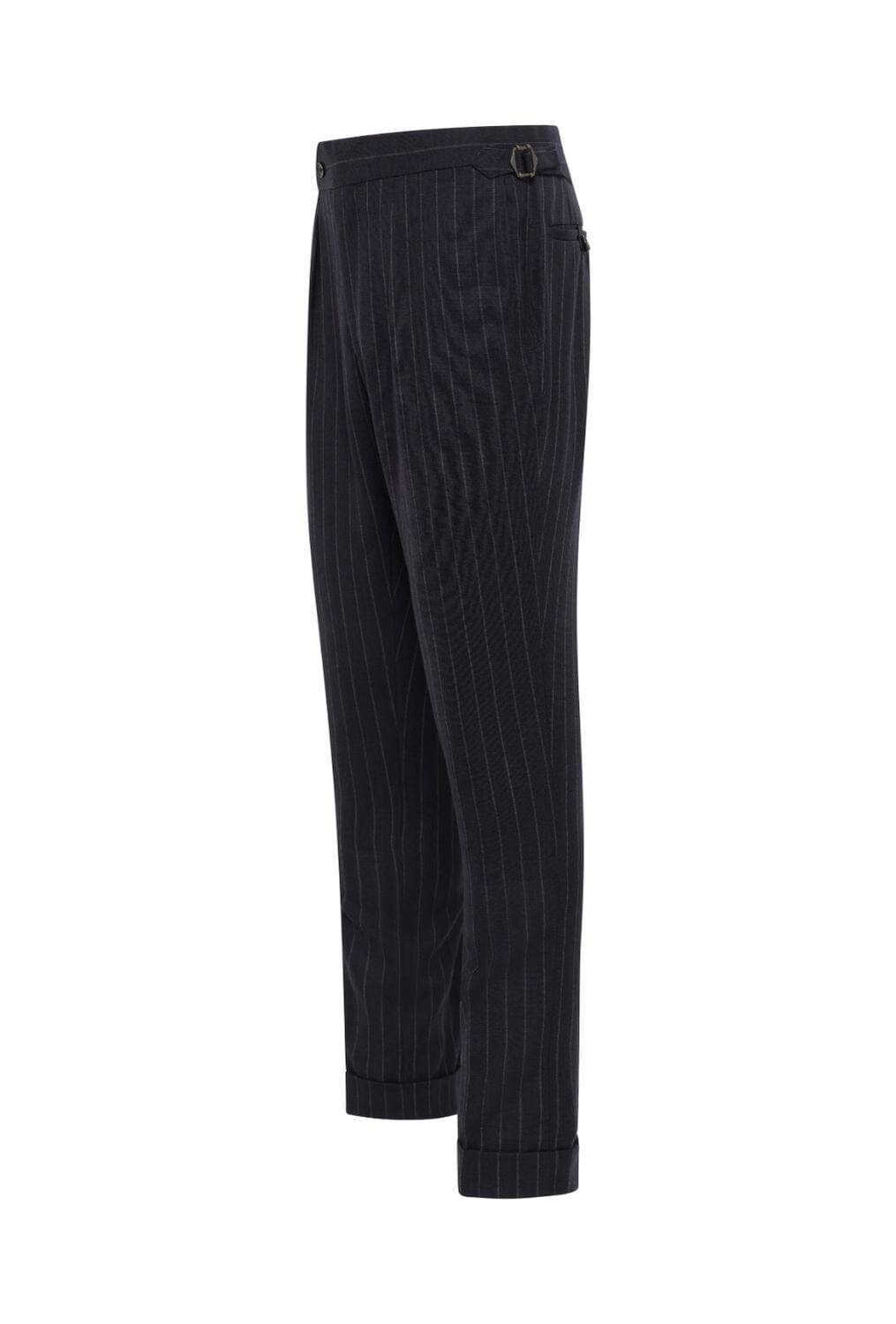 The Liam Suit - Navy Chalk Stripe Tropical Wool