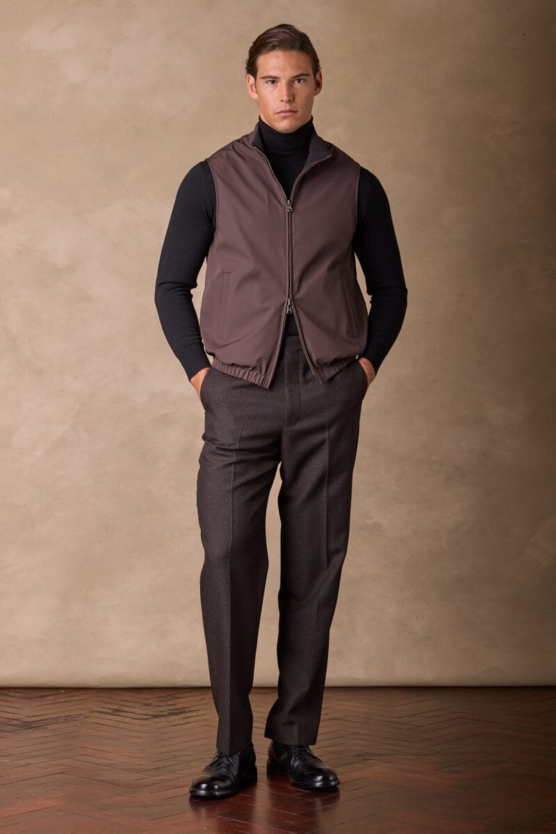 Barca Gilet - Brown & Black Reversible