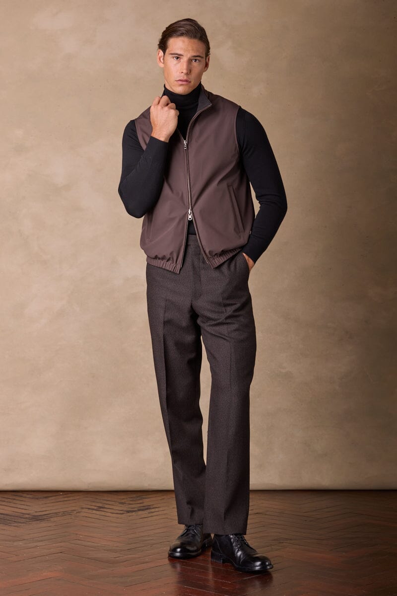 Barca Gilet - Brown & Black Reversible