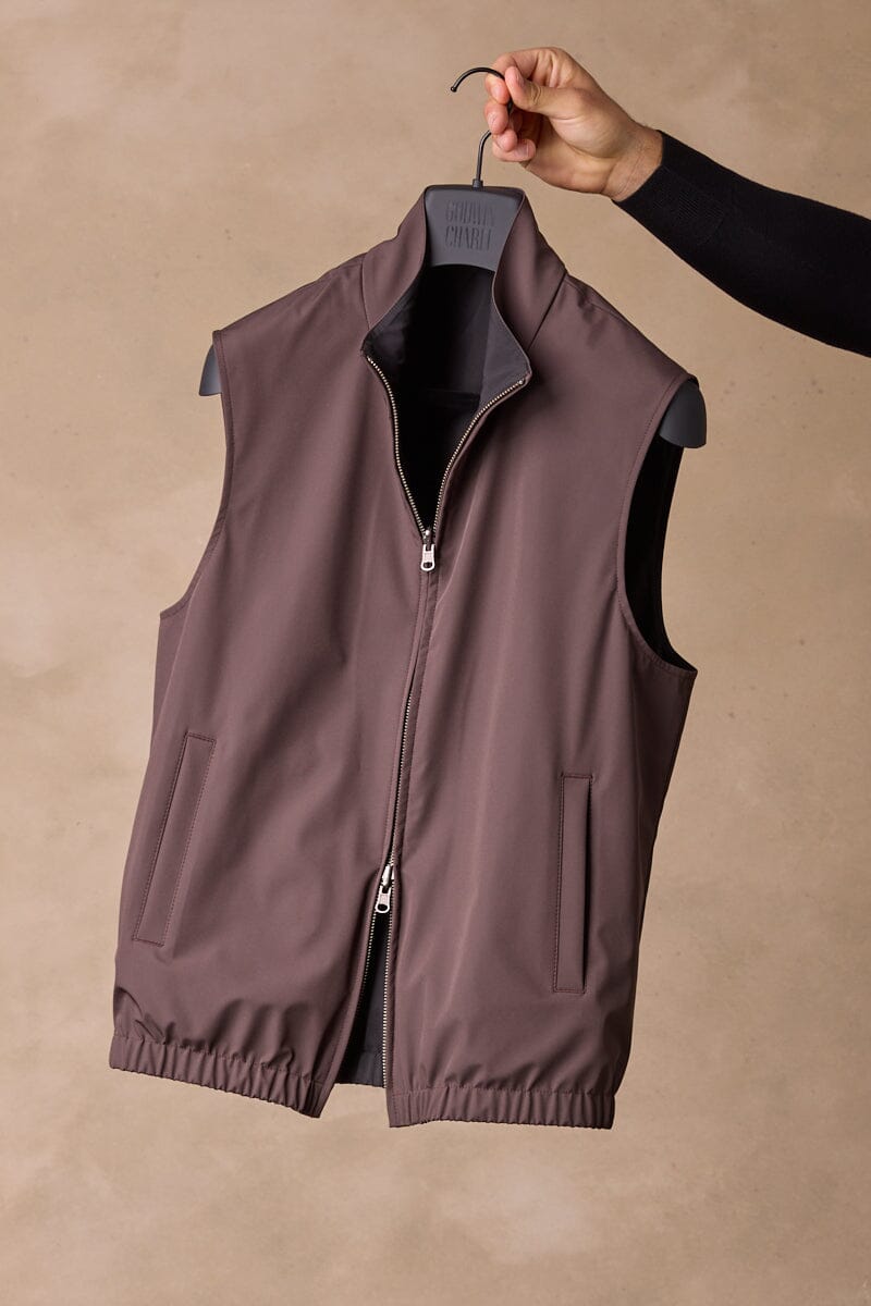 Barca Gilet - Brown & Black Reversible