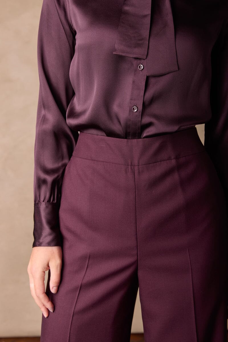 Heidi / Sylvie Suit - Plum Wool