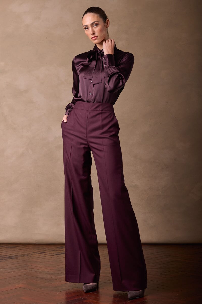 Heidi / Sylvie Suit - Plum Wool