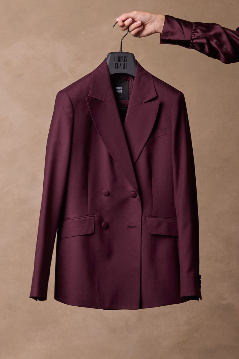 Heidi / Sylvie Suit - Plum Wool