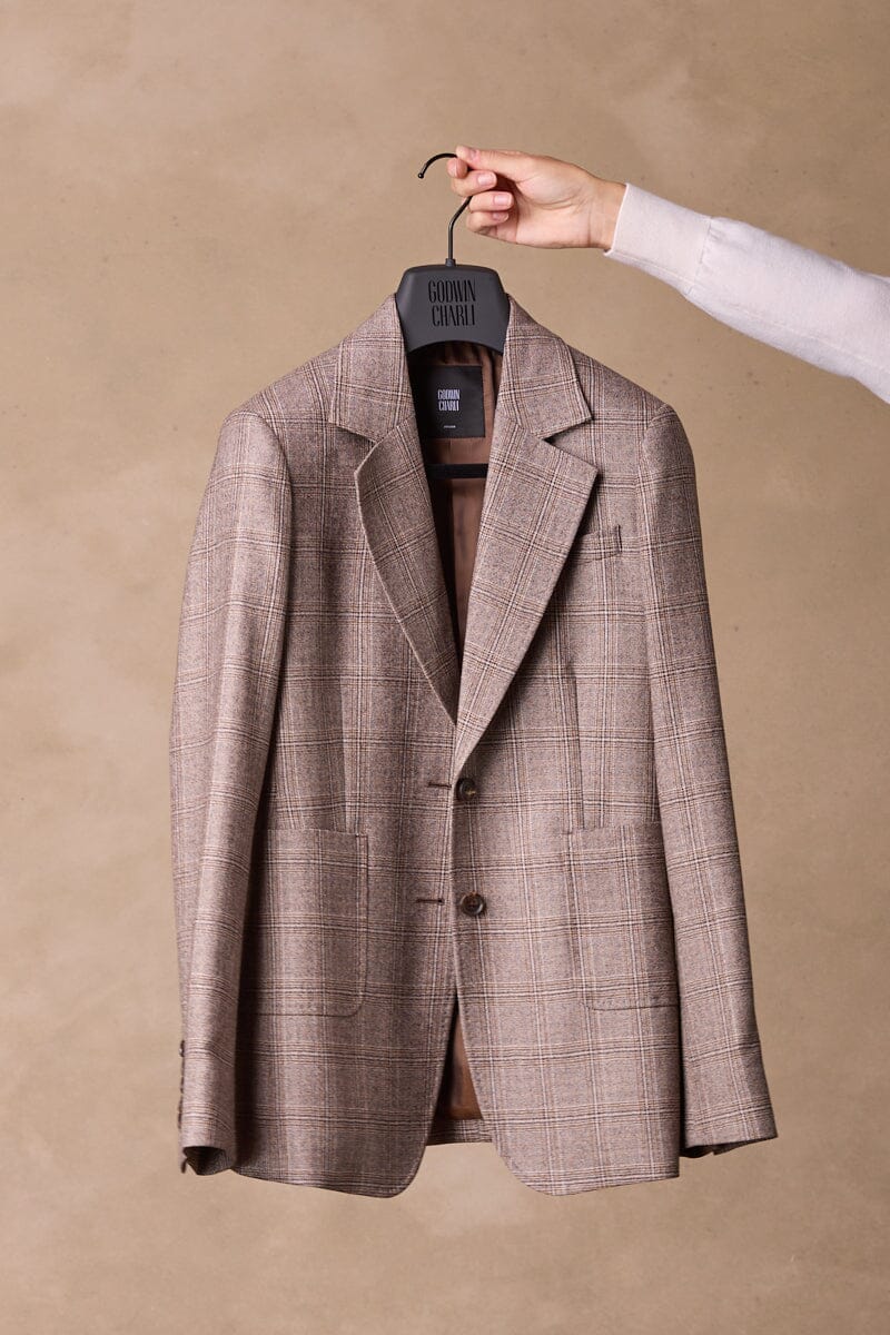 Lily (Long line) / Sylvie Suit - Brown Check
