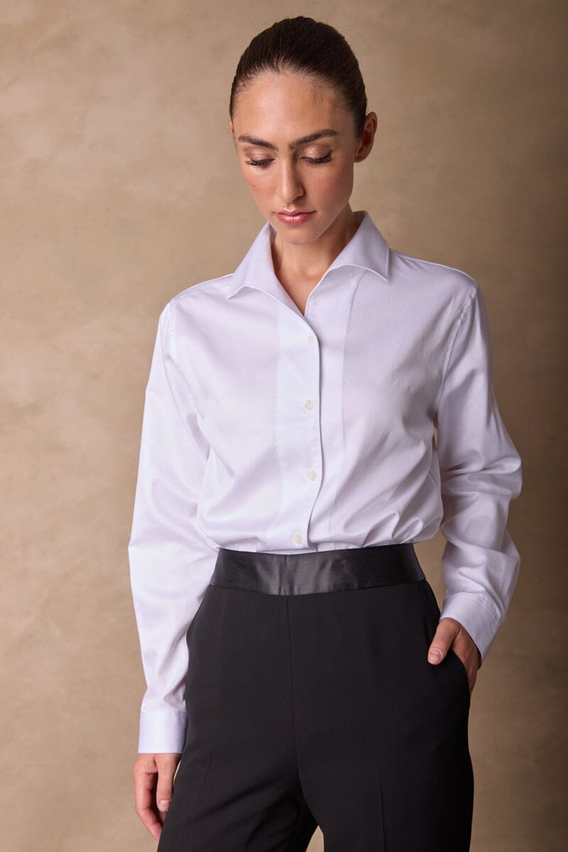 Sylvie Tuxedo Pant - Black