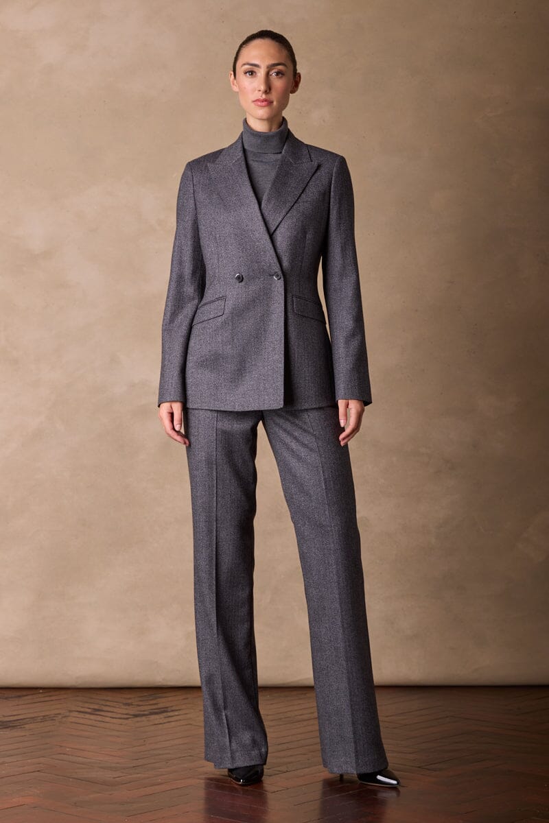 Alexis / Laura Suit - Charcoal Herringbone