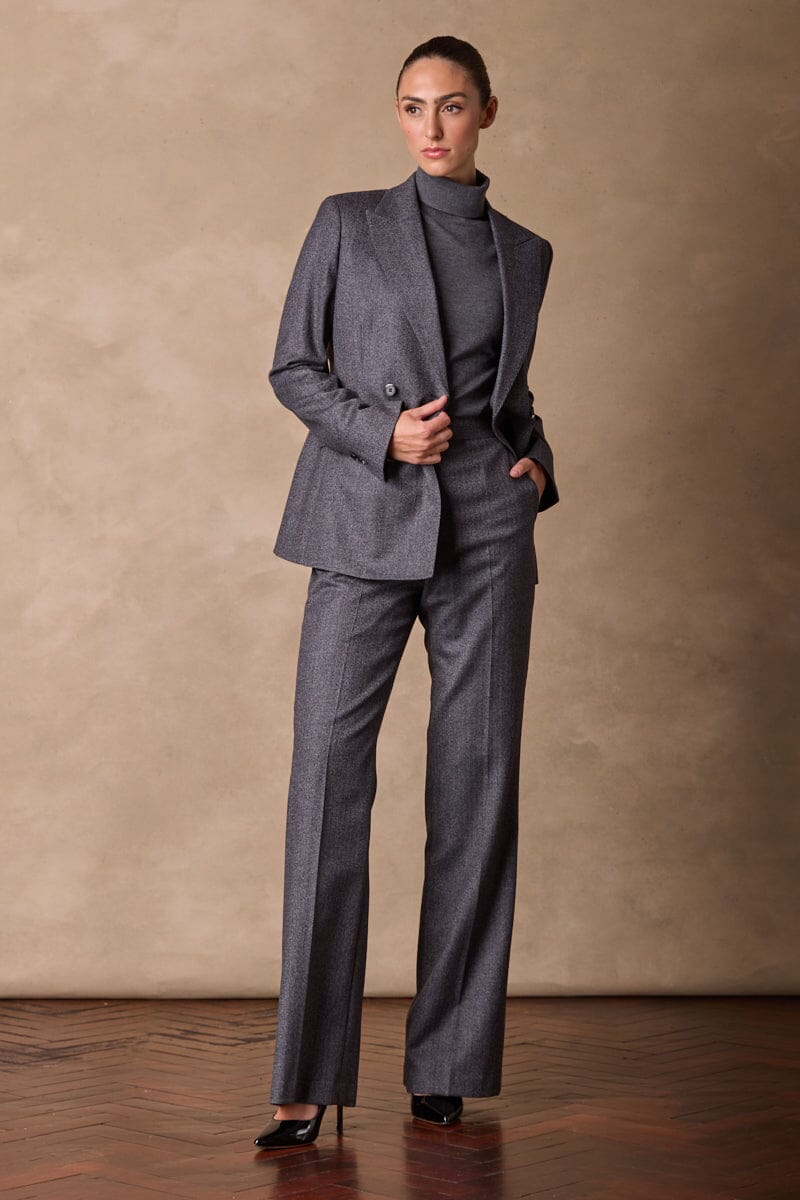 Alexis / Laura Suit - Charcoal Herringbone