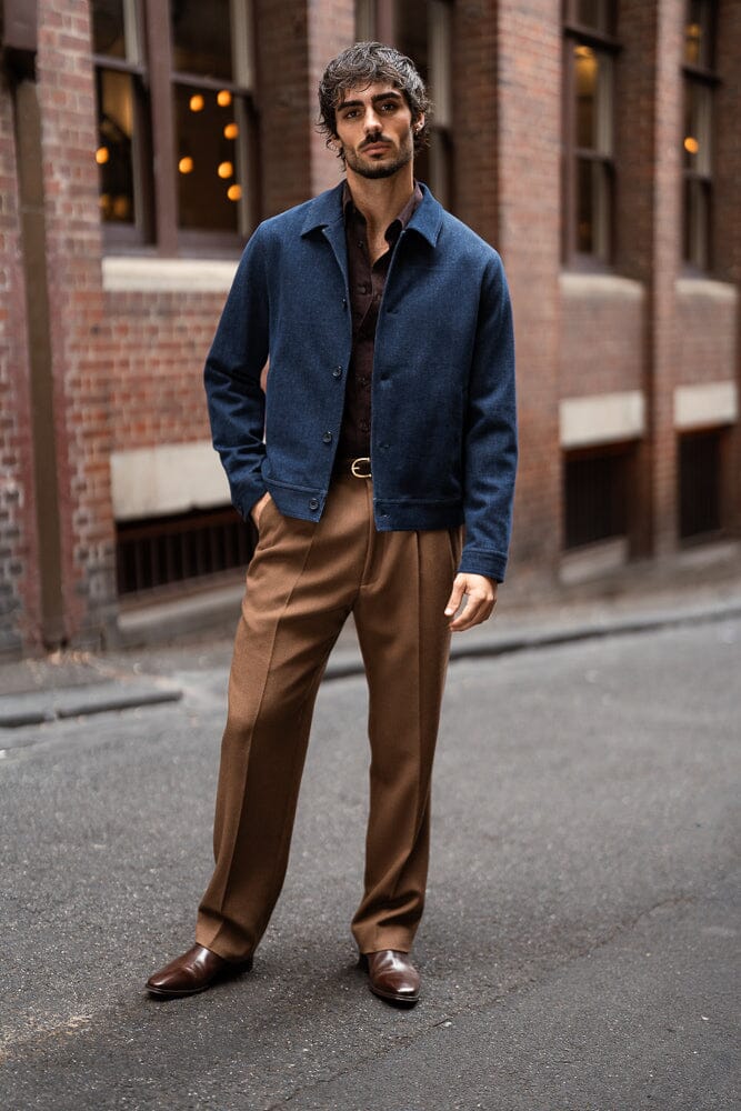 Blouson Jacket - Dk Blue Rondane Denim