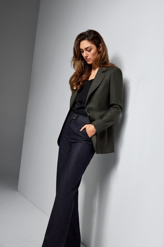 Lily Jacket - Olive Fearnought Wool
