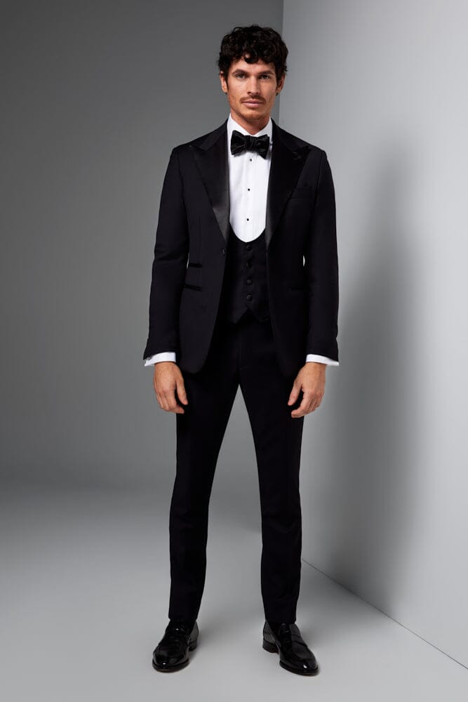 Samuel 11 Tuxedo - Black Italian Wool