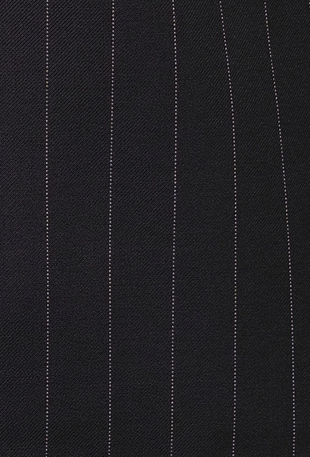 Knightsbridge DB Suit - Black with Pin Stripe