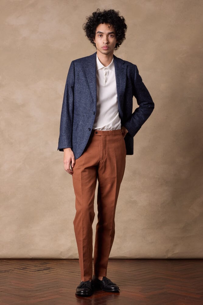 Apollo Chino - Rust Cotton Twill Stretch 410