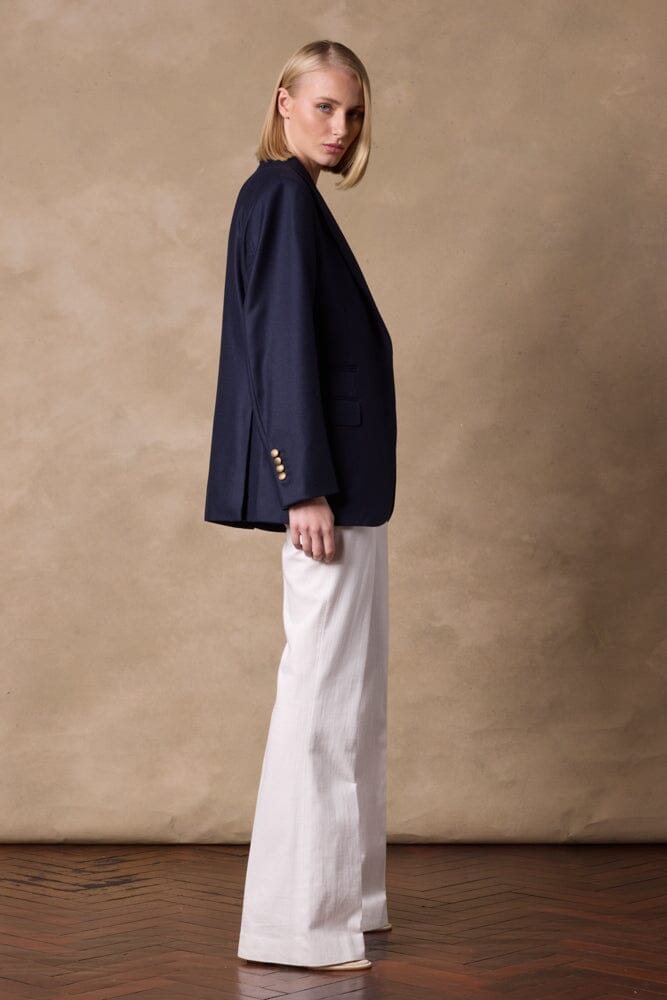 The Charli (BF) Jacket - Navy Twill