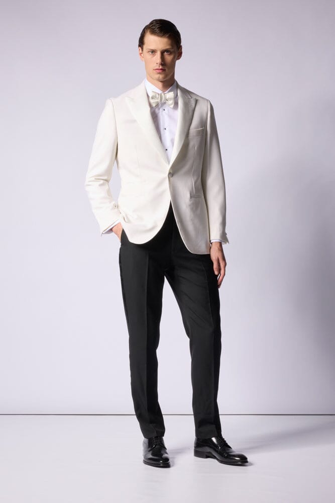 Samuel 9 Tuxedo Jacket - Off White Barathea